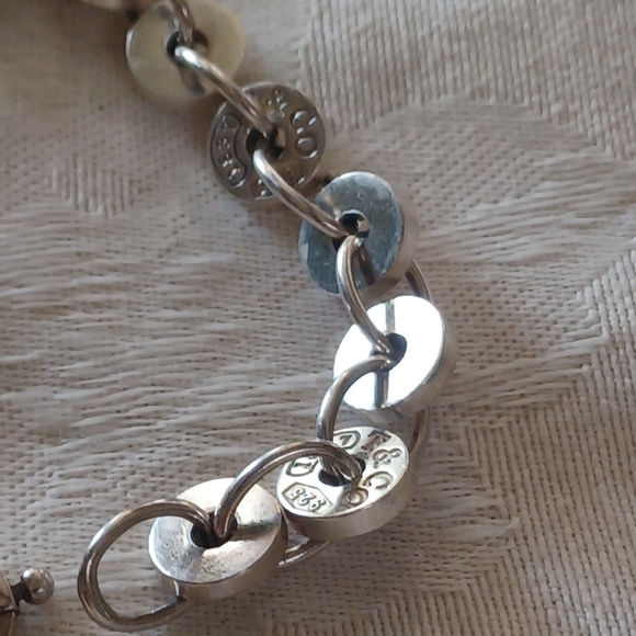 Tiffany & Co. 1837 Circle Link Bracelet, Sterling Silver, 7.5" - Picture 5 of 12